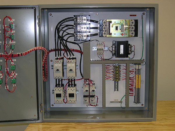 Industrial RTO control panel upgrade installation